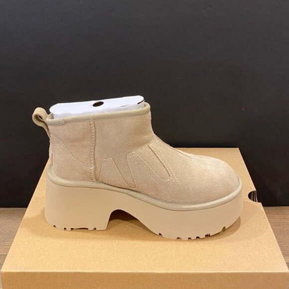 UGG Women's Ultra Mini New Heights Sunwave Ankle Boots Bootie Shoes NEW - Picture 2 of 4